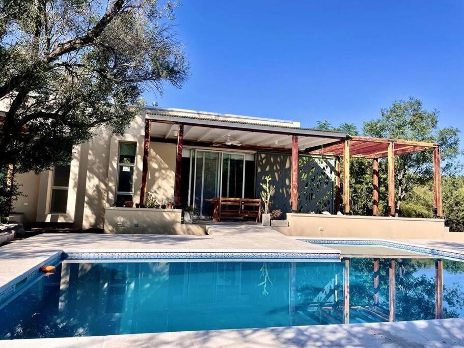 Casa Con Piscina Y Mirador Privado En San Marcos Sierras Villa Buitenkant foto