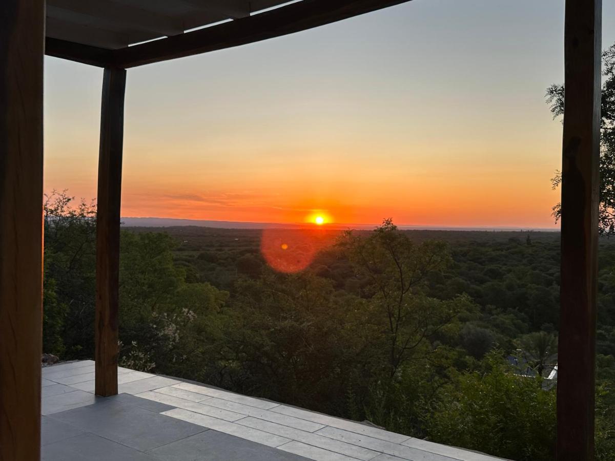 Casa Con Piscina Y Mirador Privado En San Marcos Sierras Villa Buitenkant foto
