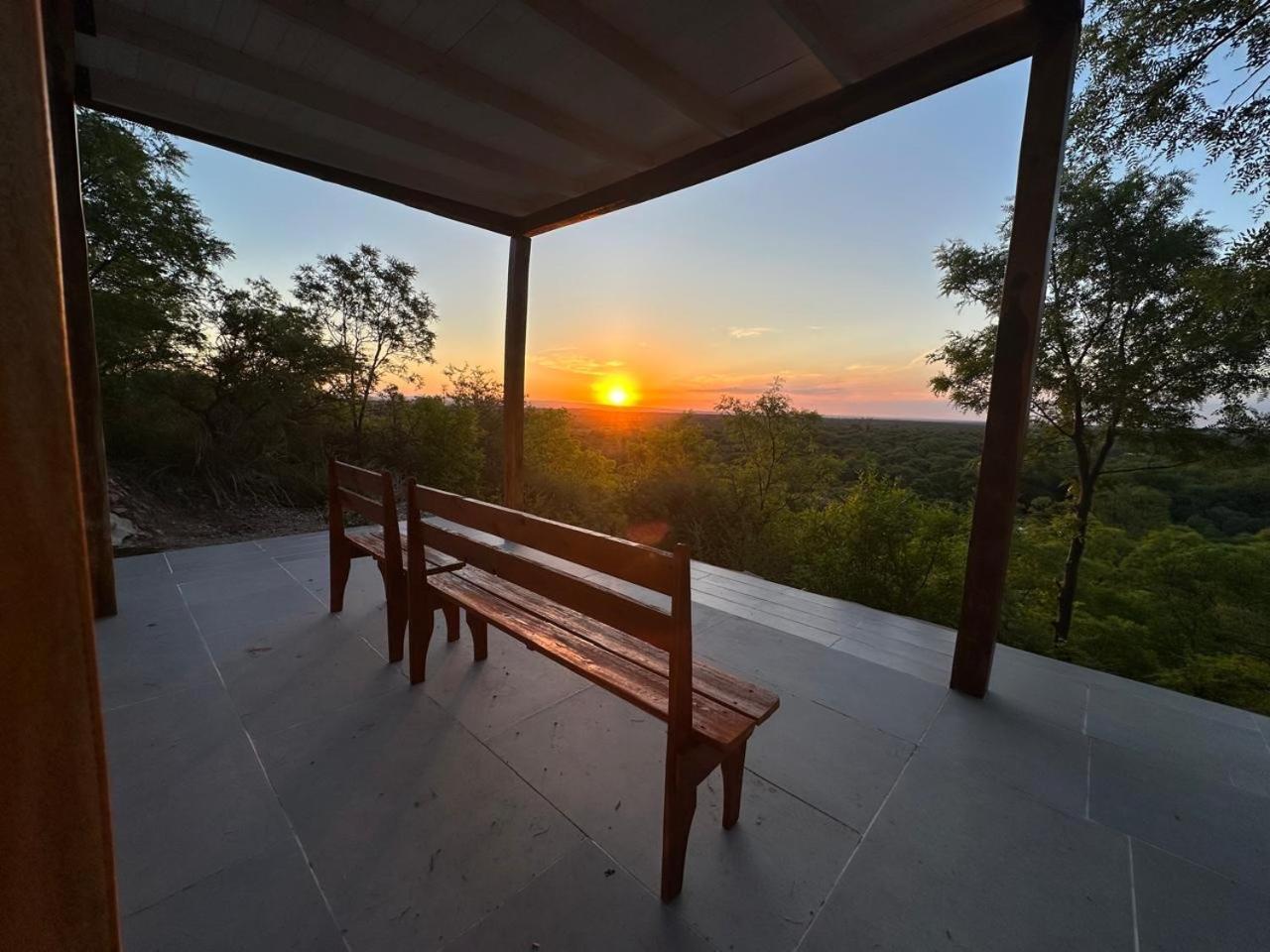 Casa Con Piscina Y Mirador Privado En San Marcos Sierras Villa Buitenkant foto